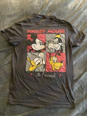 Disney Mickey Mouse & Friends Dark Gray Tee